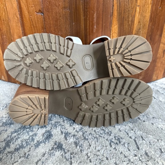 Urban Outfitters Seychelles Closed Toe Platform Fisherman Sandal White 7 - Picture 9 of 9